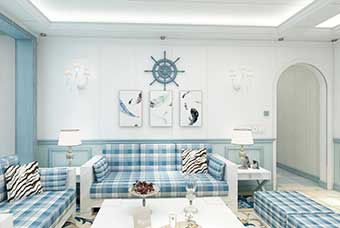 衡水地中海风格-客厅