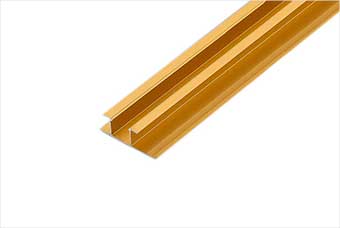 衡水航空纤维墙咔铝合金带灯中条(钛金氧化)