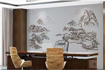 衡水森佰汇航空纤维墙咔（山水之间）