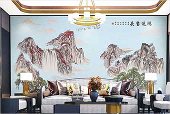 衡水森佰汇航空纤维墙咔（鸿运当头）